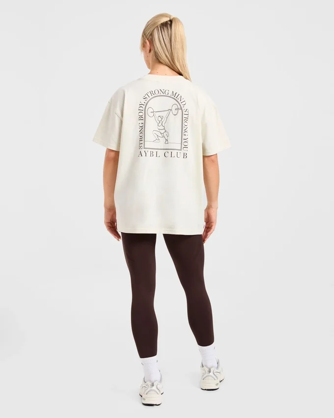 „Body, Mind, You“ Oversize-T-Shirt