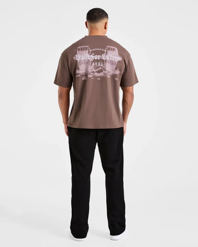 „Built for Lifters“ Oversize-T-Shirt