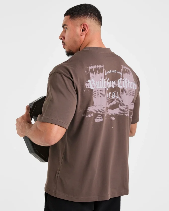 „Built for Lifters“ Oversize-T-Shirt