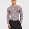 Camo Seamless Langarm-T-Shirt