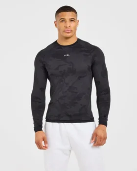 Camo Seamless Langarm-T-Shirt