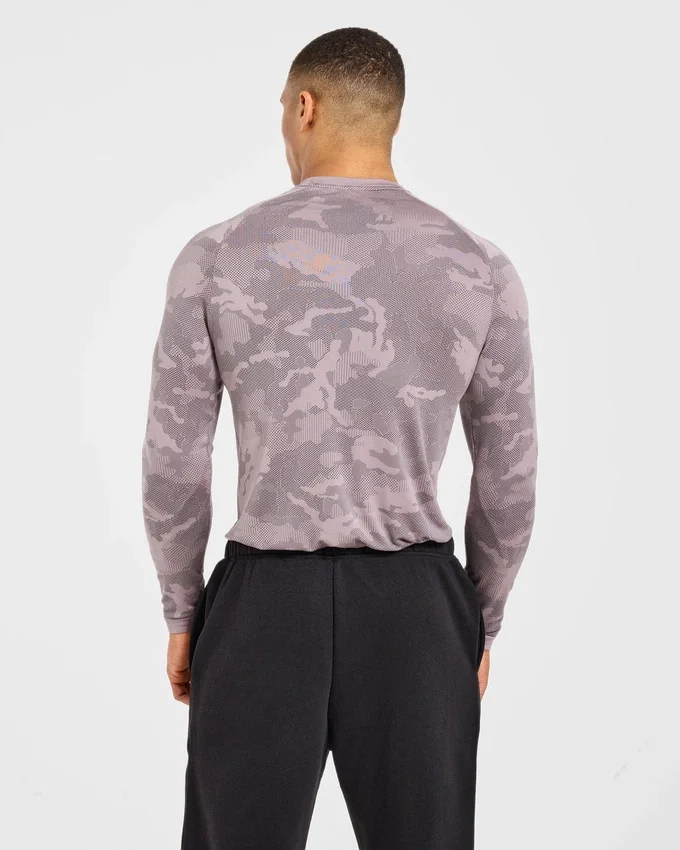 Camo Seamless Langarm-T-Shirt