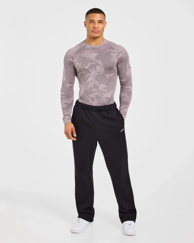 Camo Seamless Langarm-T-Shirt