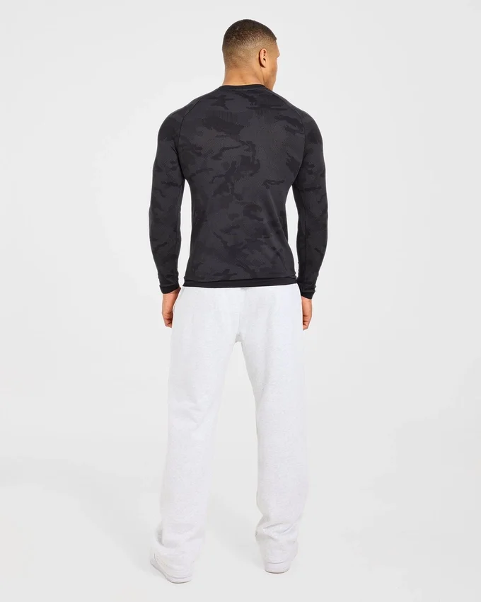 Camo Seamless Langarm-T-Shirt