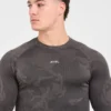 Camo Seamless Langarm-T-Shirt