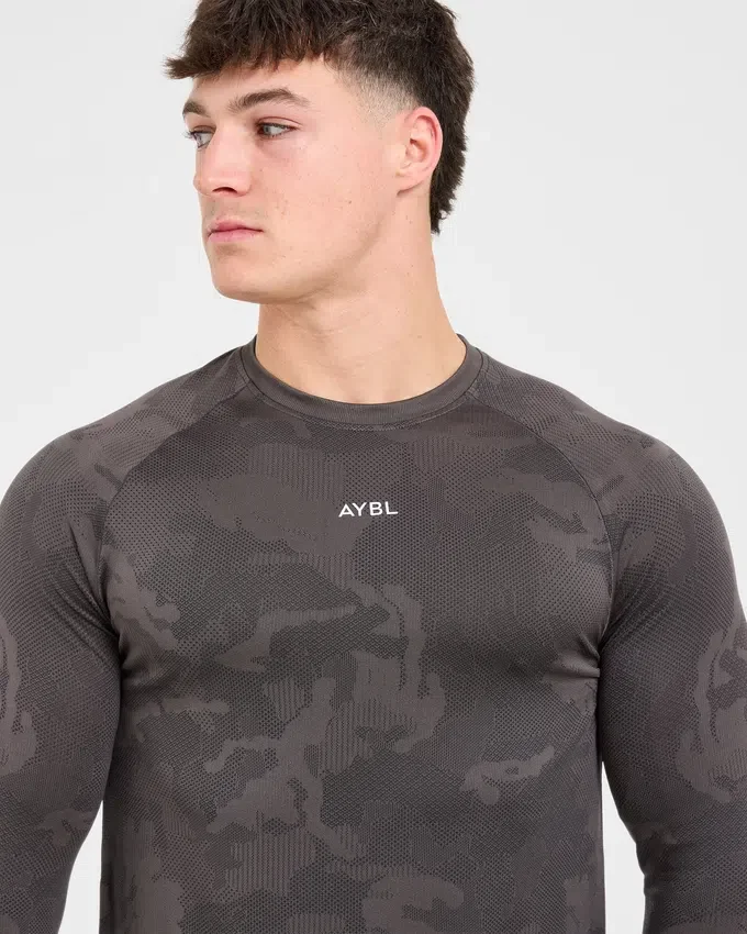 Camo Seamless Langarm-T-Shirt