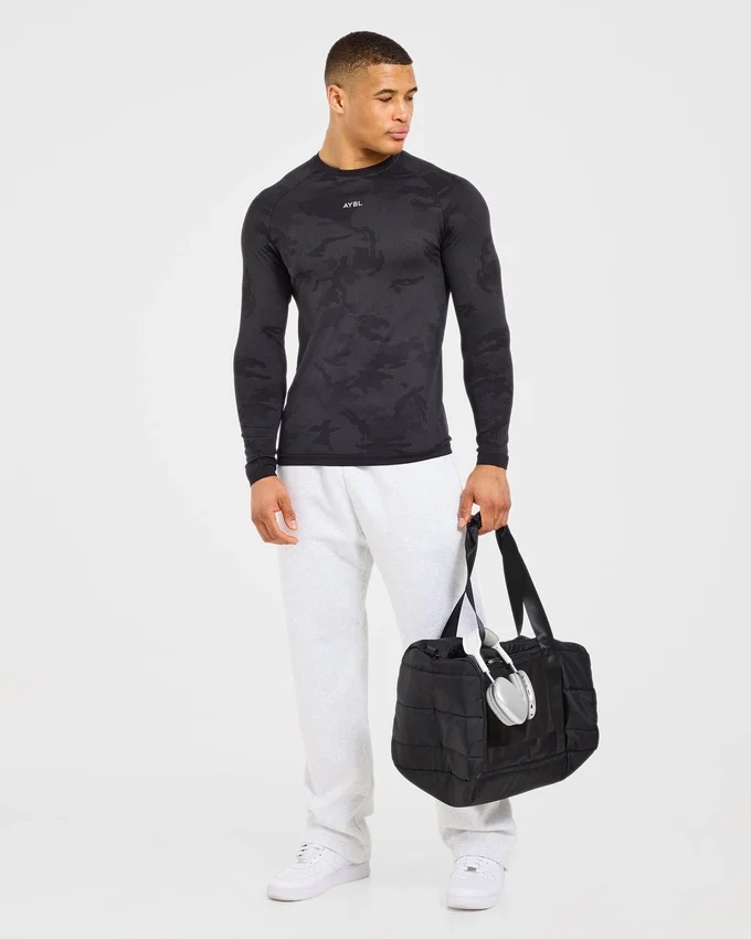 Camo Seamless Langarm-T-Shirt