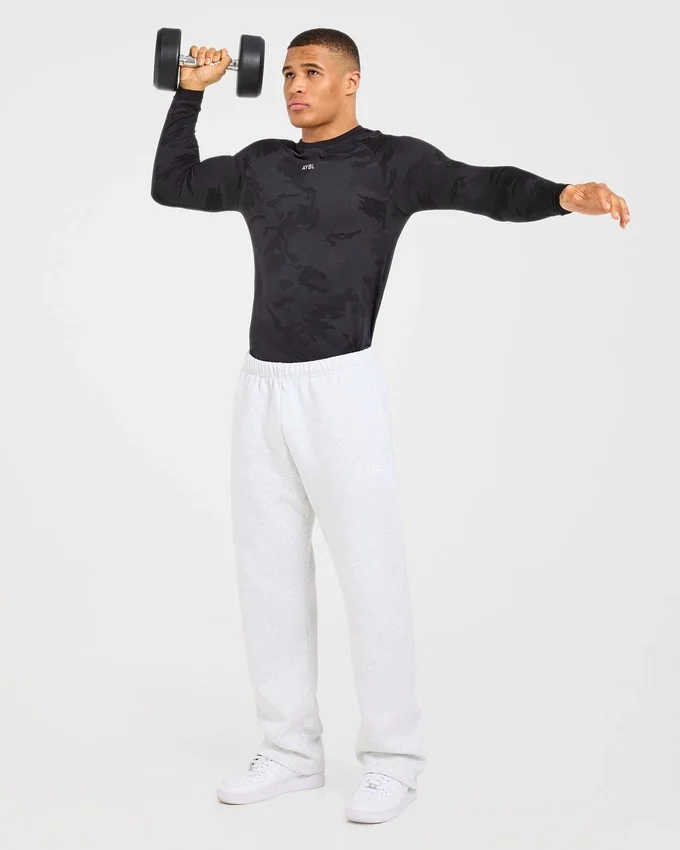 Camo Seamless Langarm-T-Shirt