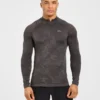 Camo Seamless Pullover mit 1/4-Reißverschluss im Camo-Muster