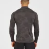 Camo Seamless Pullover mit 1/4-Reißverschluss im Camo-Muster