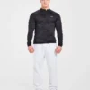 Camo Seamless Pullover mit 1/4-Reißverschluss im Camo-Muster