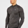 Camo Seamless Pullover mit 1/4-Reißverschluss im Camo-Muster