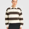 Charakteristisches, locker sitzendes Strick-Polo