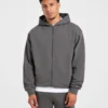 Craft Oversized-Hoodie mit Reißverschluss