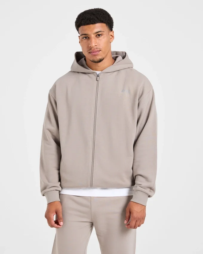 Craft Oversized-Hoodie mit Reißverschluss