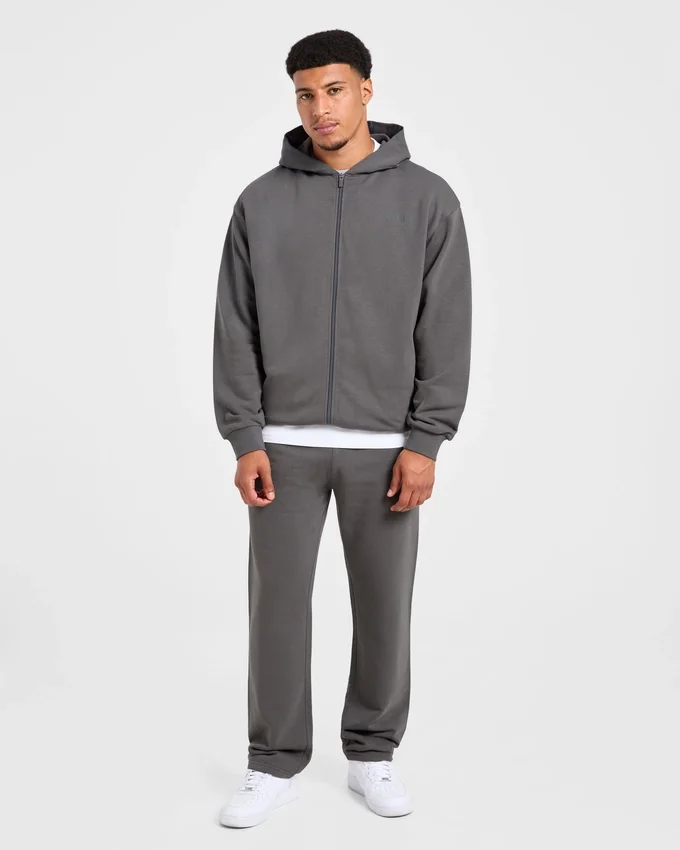 Craft Oversized-Hoodie mit Reißverschluss