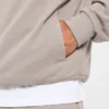 Craft Oversized-Hoodie mit Reißverschluss