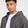 Craft Oversized-Hoodie mit Reißverschluss