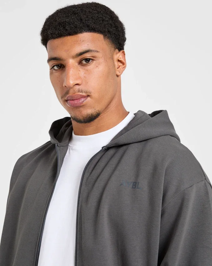Craft Oversized-Hoodie mit Reißverschluss