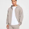 Craft Oversized-Hoodie mit Reißverschluss