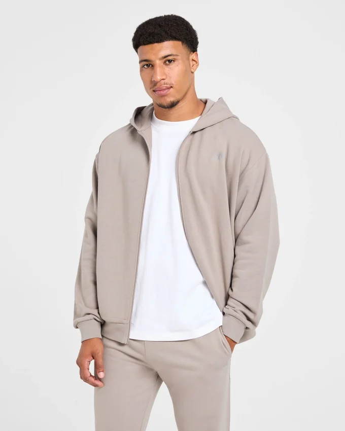 Craft Oversized-Hoodie mit Reißverschluss