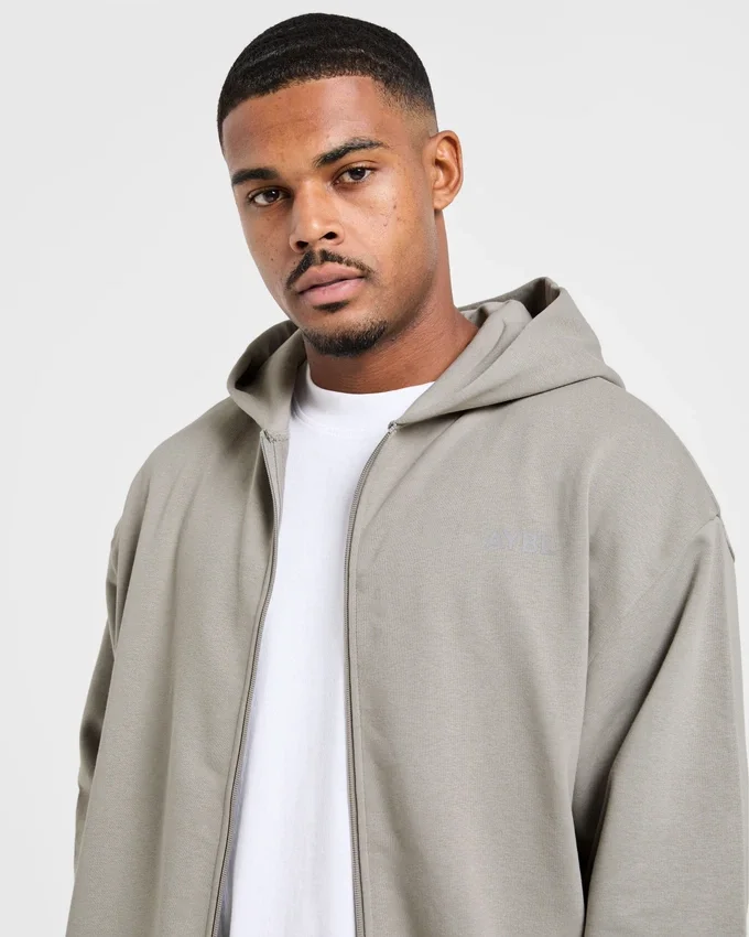 Craft Oversized-Hoodie mit Reißverschluss