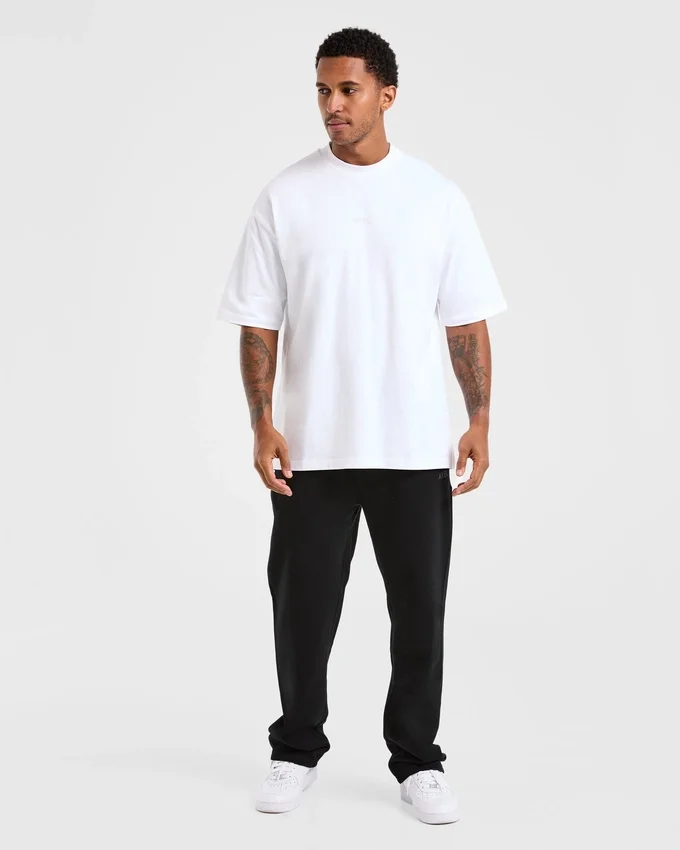 Craft Oversized-Jogginghose mit geradem Bein