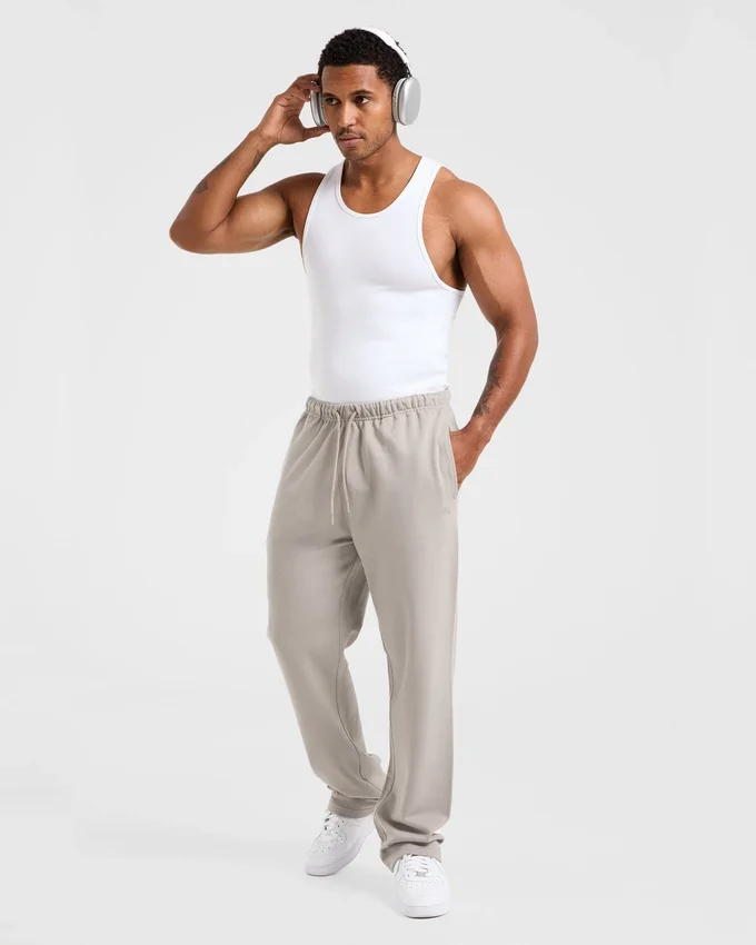 Craft Oversized-Jogginghose mit geradem Bein