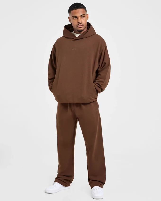 Craft Oversized-Jogginghose mit geradem Bein
