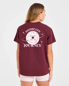 „Dedicate To The Journey“ Oversize-T-Shirt