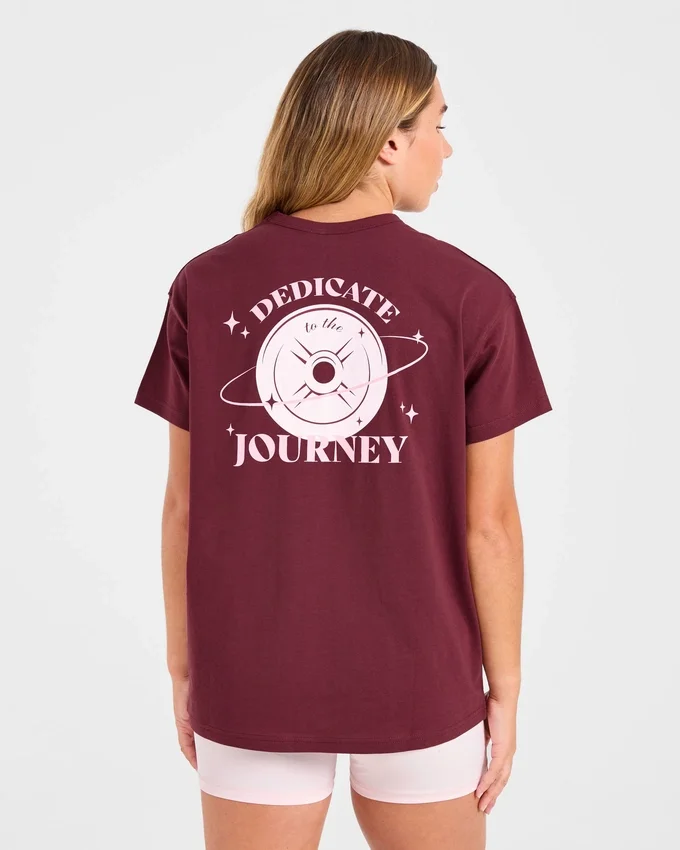 „Dedicate To The Journey“ Oversize-T-Shirt