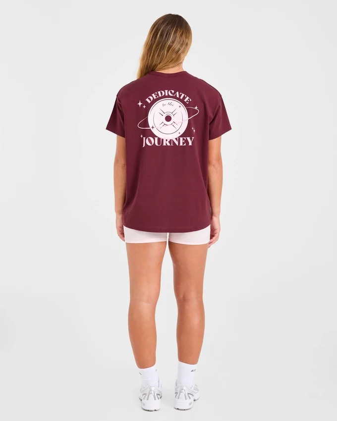 „Dedicate To The Journey“ Oversize-T-Shirt