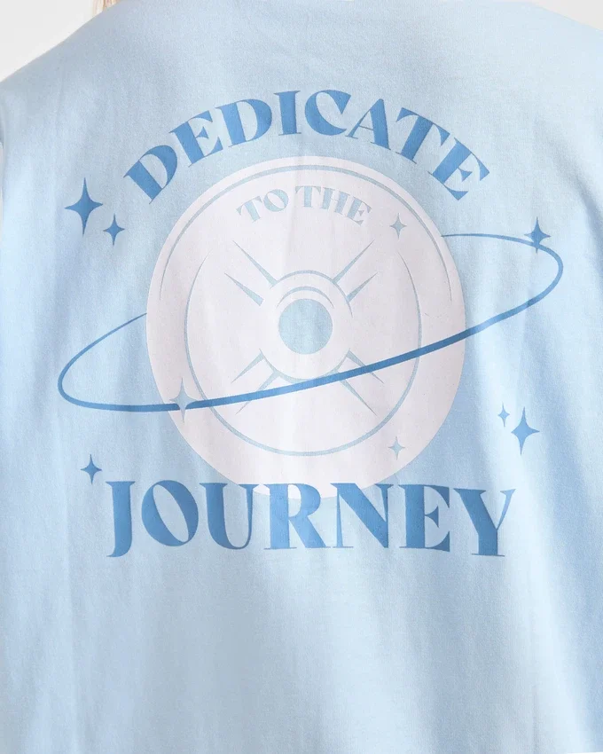 „Dedicate To The Journey“ Oversize-T-Shirt