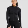 Empower nahtlose Jacke mit durchgehendem Reißverschluss