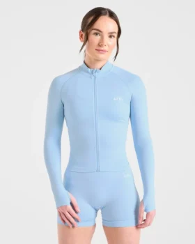 Empower nahtlose Jacke mit durchgehendem Reißverschluss