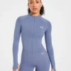 Empower nahtlose Jacke mit durchgehendem Reißverschluss