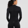 Empower nahtlose Jacke mit durchgehendem Reißverschluss