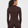 Empower nahtlose Jacke mit durchgehendem Reißverschluss