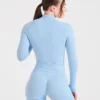 Empower nahtlose Jacke mit durchgehendem Reißverschluss