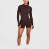 Empower nahtlose Jacke mit durchgehendem Reißverschluss