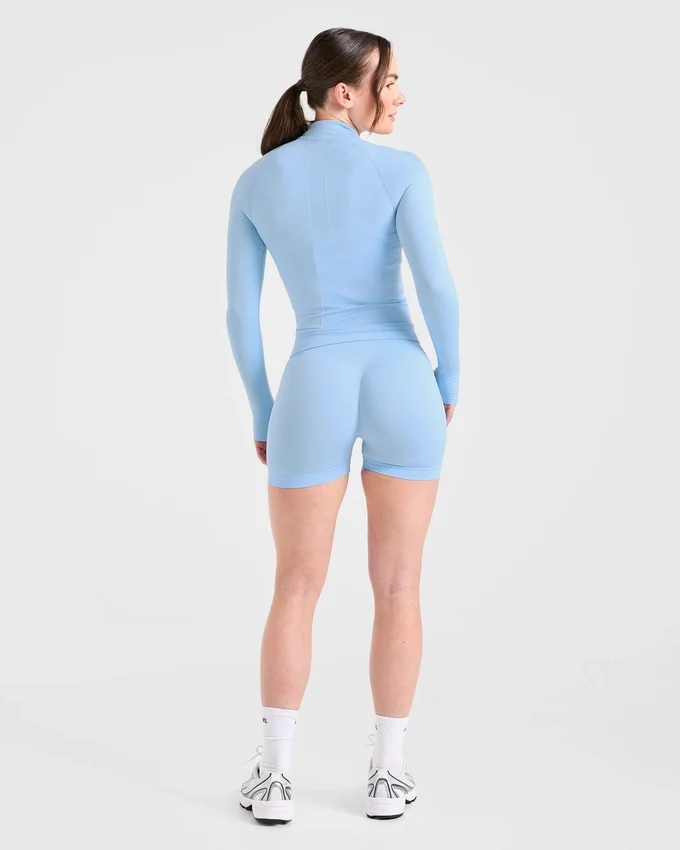 Empower nahtlose Jacke mit durchgehendem Reißverschluss