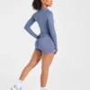 Empower nahtlose Jacke mit durchgehendem Reißverschluss