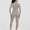 Empower nahtlose Jacke mit durchgehendem Reißverschluss