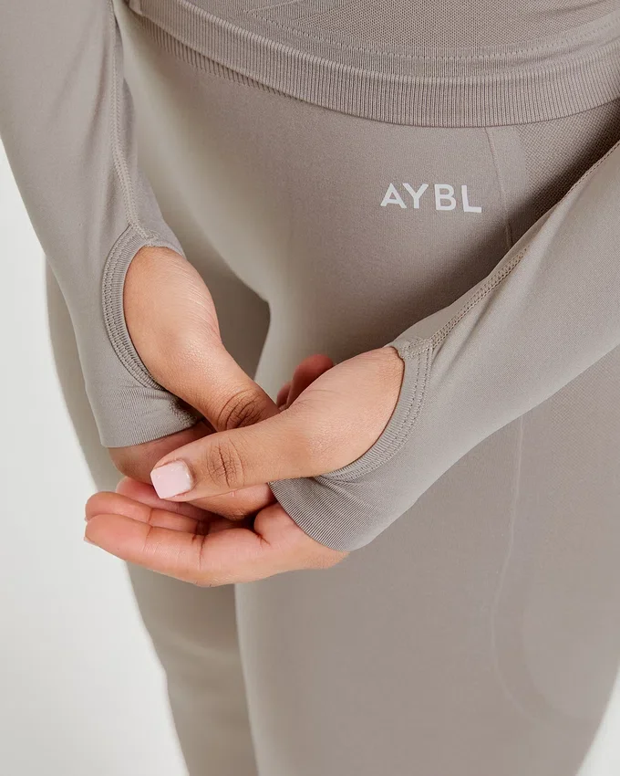 Empower nahtlose Jacke mit durchgehendem Reißverschluss