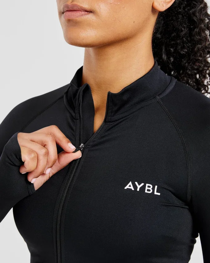Empower nahtlose Jacke mit durchgehendem Reißverschluss