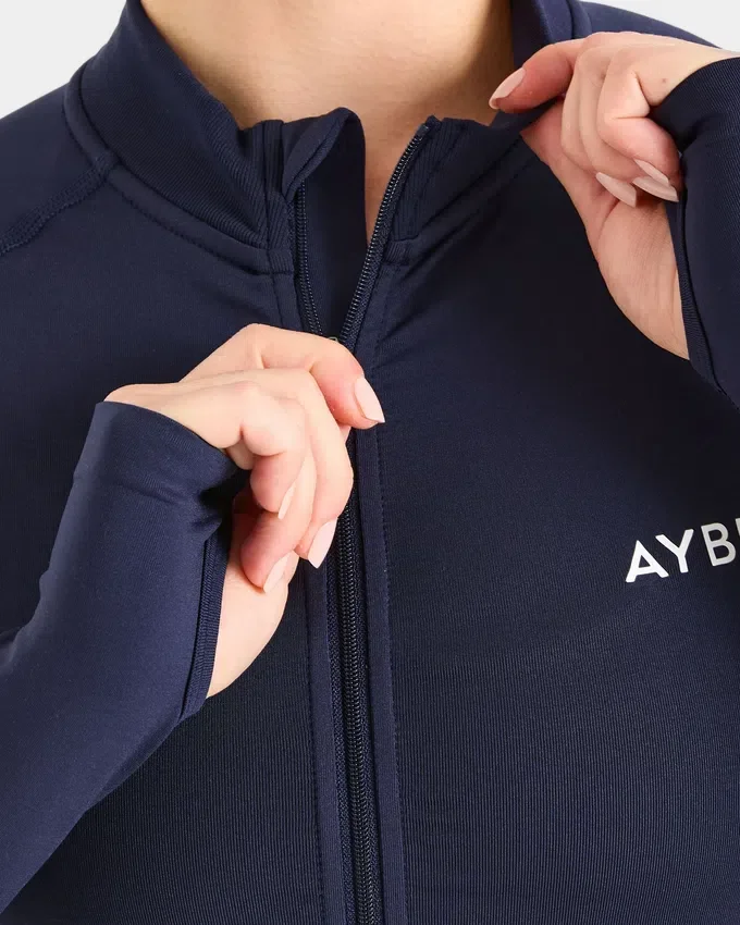 Empower nahtlose Jacke mit durchgehendem Reißverschluss