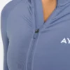 Empower nahtlose Jacke mit durchgehendem Reißverschluss