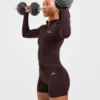 Empower nahtlose Jacke mit durchgehendem Reißverschluss