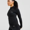 Empower nahtlose Jacke mit durchgehendem Reißverschluss