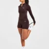 Empower nahtlose Jacke mit durchgehendem Reißverschluss